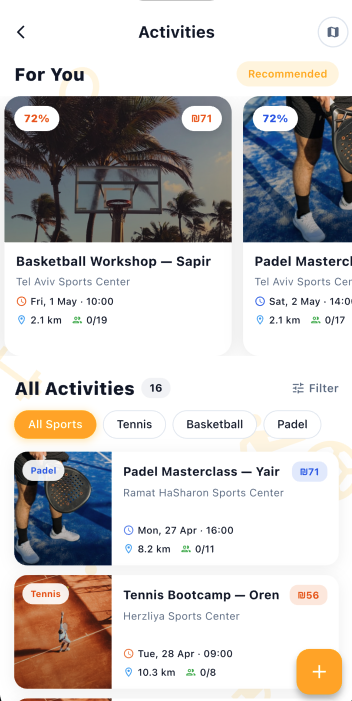 Activities & masterclasses