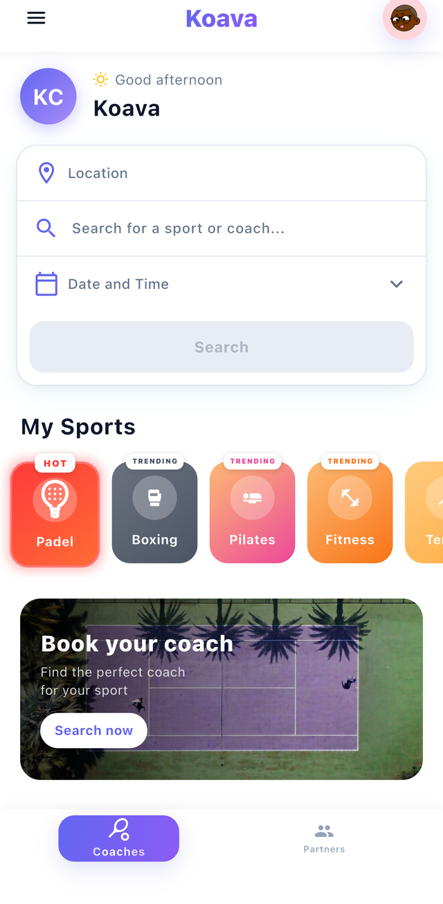 Koava app